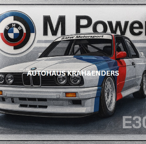 Bmw e30 power blechschild - bmw,